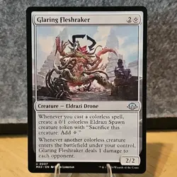 MTG Glaring Fleshraker Modern Horizons 3 Uncommon #0007 NM Fresh Pull No Play - Image 1