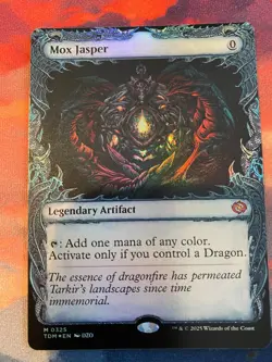 MTG Tarkir Dragonstorm Mox Jasper Showcase Foil - Image 1