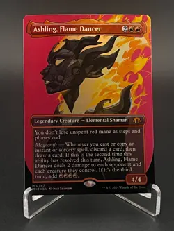 Ashling, Flame Dancer (Borderless, Foil, #367, NM) Modern Horizons 3 (MH3), MTG - Image 1