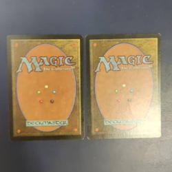 MTG Signed Island and forest John Avon (price for x2) - Image 2