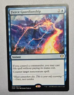 Fierce Guardianship - Commander 2020 - MP MTG - Image 1