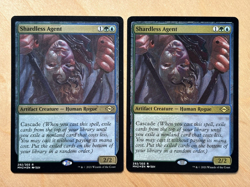 MTG Magic the Gathering 1x Shardless Agent Etched Foil Modern Horizons 2 NM - Image 1