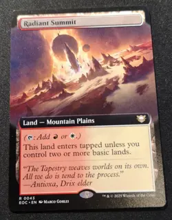 Radiant Summit - Extended Art - EOC - MTG - EN - NM - 0043 - Image 1