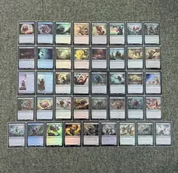 Bloomburrow 0163-0203 Foil Complete Set GREEN Innkeeper’s Talent Pack Fresh NM - Image 1