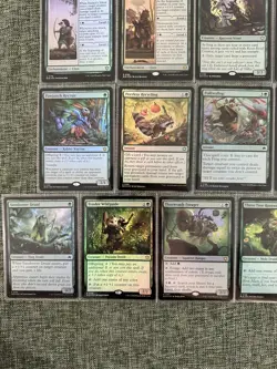 Bloomburrow 0163-0203 Foil Complete Set GREEN Innkeeper’s Talent Pack Fresh NM - Image 5