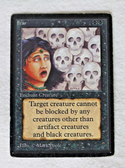 Fear- Beta - PLD - MTG Magic the Gathering - Image 1