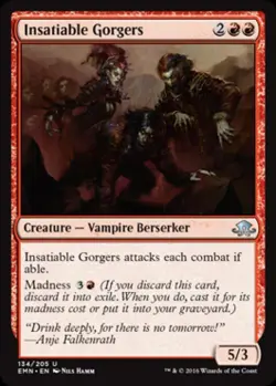 Insatiable Gorgers -Foil Near Mint MTG Eldritch Moon - Image 1