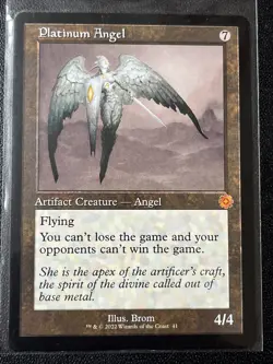 Platinum Angel #41 (NM) Brothers' War BRR Magic MTG - Image 1