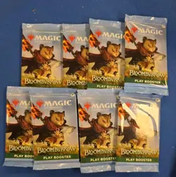 Lot Of 8 MTG Bloomburrow Play Booster Factory Sealed Packs - Image 1