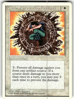 Circle of Protection: Artifacts - 4th Edition Core Set - Magic the Gathering MTG - Image 1