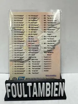 Pokemon TV Animation Series 3 Checklist - Non Holo - Blue Logo - Topps Pokemon - Image 2