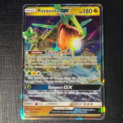 Rayquaza GX 109/168 Ultra Rare S&M Celestial Storm - Pokemon Card TCG - Image 1