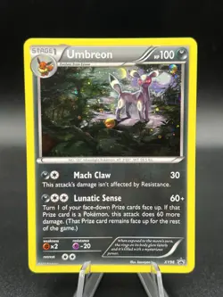 Pokemon TCG Umbreon Black Star Promo XY96 Cosmos Holo Promo Card LP YH1 - Image 1