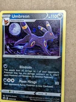 Pokemon TCG - UMBREON Black Star Promo SWSH129 Holo [2021] Evolving Skies LP - Image 4