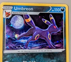 Pokemon TCG - UMBREON Black Star Promo SWSH129 Holo [2021] Evolving Skies LP - Image 5