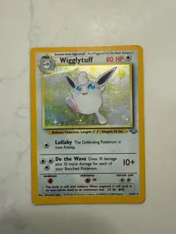 Wigglytuff 32/64 Jungle Set Holo Rare Vintage Pokemon Card NM 1995 - Image 3