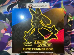 2023 Pokemon TCG Crown Zenith Elite Trainer Box Sealed - Image 1