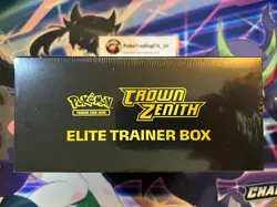 2023 Pokemon TCG Crown Zenith Elite Trainer Box Sealed - Image 3