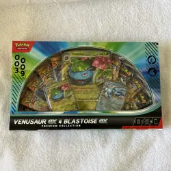 Pokemon TCG Venusaur Ex & Blastoise Ex Premium Collection! Game Stop Exclusive - Image 1