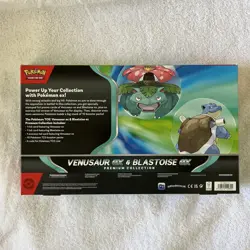 Pokemon TCG Venusaur Ex & Blastoise Ex Premium Collection! Game Stop Exclusive - Image 2