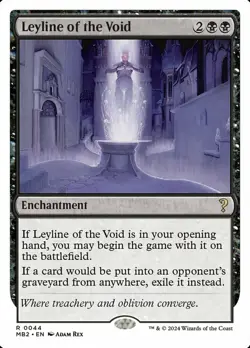 1 x Leyline of the Void - Mystery Booster 2 - Light Play - MTG - Image 1