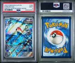 2023 POKEMON SVP PARADOX RIFT POKEMON CENTER ETB PROMO #065 SCREAM TAIL PSA 9 - Image 1