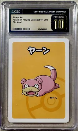 Pokemon 2019 Old Maid SLOWPOKE Graded CGC 10 Pristine - Image 1