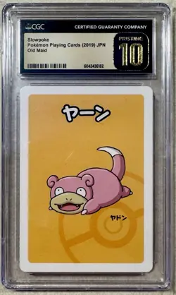 Pokemon 2019 Old Maid SLOWPOKE Graded CGC 10 Pristine - Image 1
