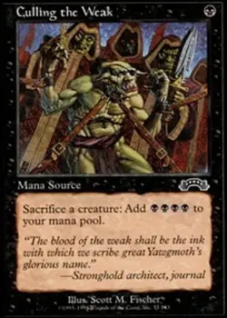 1 x Culling the Weak - Exodus - Moderate Play - MTG - Image 1