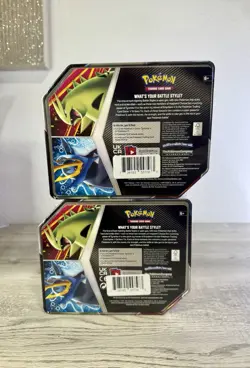 2 COUNT LOT - Pokemon TCG Tyranitar V + Empoleon V Strikers Tins 2021 - 10 Packs - Image 2