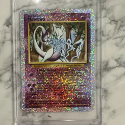 2002 POKEMON MEWTWO S4/S4 LEGENDARY COLLECTION JUMBO PROMO BOX TOPPER FREE SHIP - Image 1