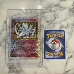 2002 POKEMON MEWTWO S4/S4 LEGENDARY COLLECTION JUMBO PROMO BOX TOPPER FREE SHIP - Image 2