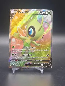 Celebi V 160/198 Chilling Reign NM Full Art Ultra Rare Pokemon Card - Image 1