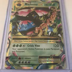 Pokemon XY Evolutions Mega Venusaur EX Ultra Rare 2/108 Foil Card Near Mint - Image 2