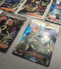 Pokemon English TCG Lot of 10 Trainer Cards Full Art Winona + - Image 2