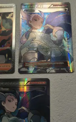 Pokemon English TCG Lot of 10 Trainer Cards Full Art Winona + - Image 3