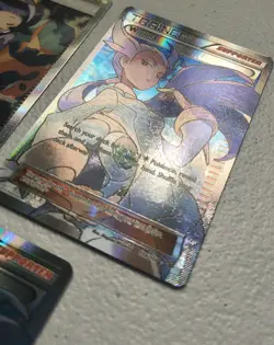 Pokemon English TCG Lot of 10 Trainer Cards Full Art Winona + - Image 4