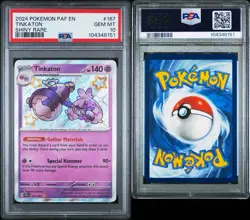 🔥💎 POKEMON 2023 TINKATON 167/091 PALDEAN FATES SHINY RARE PSA 10 LOW POP - Image 3