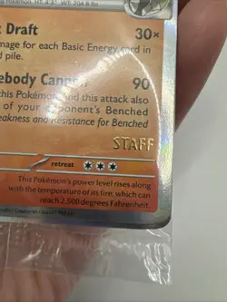 Sealed Pokemon TCG Scarlet & Violet Journey Together STAFF Promo Pack Snorlax + - Image 5