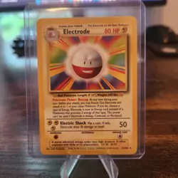 Electrode Non Holo 21/102 Base Set Vintage Pokemon Card - Excellent Condition - Image 1