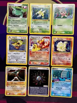 Vintage Pokemon 9 Card Lot - 9 Vintage Pokemon Cards - Pokemon TCG Various Sets - Image 1