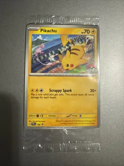 Pikachu World Championships Promo - Pokemon Card (SVP EN 190) Worlds SEALED 2024 - Image 1
