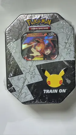 🔥SEALED🔥 Pokemon TCG Celebrations 25th Anniversary Tin Lance’s Charizard 🔥🔥 820650809880 - Image 1