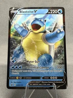 Pokemon TCG - Blastoise V SWSH101 Black Star Promo - Image 1