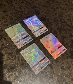 Lot of 4 Rainbow Rare Pokemon Cards - Holo Foil - Authentic TCG - GX Era - Image 3