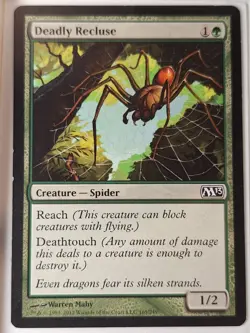 Deadly Recluse - Magic 2013 Core Set M13 - Magic the Gathering MTG Nice! - Image 1