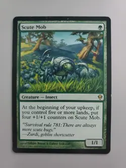 MTG Scute Mob Zendikar Regular Rare - Image 1