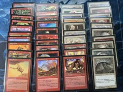 MTG - Tempest - Complete Set - 350 Sleeved Cards - MP Magic The Gathering Lot - Image 2