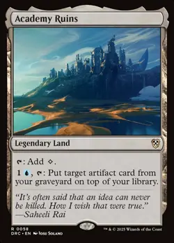 1 x Academy Ruins - Commander: Aetherdrift - NM-Mint - MTG - Image 1