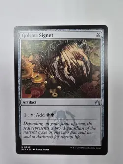 Golgari Signet Ravnica Remastered Regular Magic The Gathering - Image 1